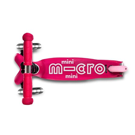 Micro Mini Deluxe Pink Pembe LED Işıklı Scooter-MCR.MMD075