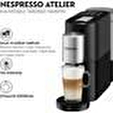Nespresso Atelier S85 Kahve Makinesi, Siyah