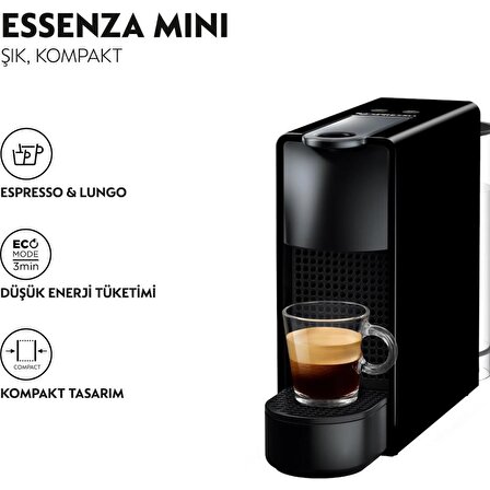 Nespresso Essenza Mini C 30 Siyah Kahve Makinesi