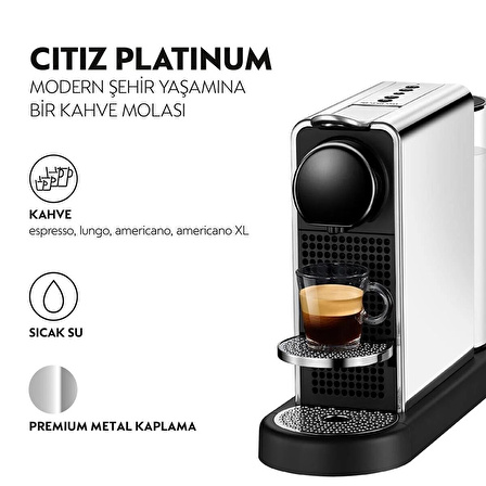 Nespresso Citiz Platinum Kahve Makinesi C140