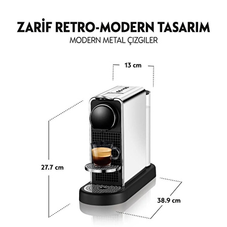 Nespresso Citiz Platinum Kahve Makinesi C140