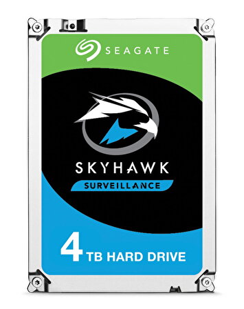 Seagate Skyhawk, ST4000VX007, 3.5", 4tb, 64MB, 5900RPM, Güvenlik, HDD