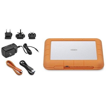 Lacie Stht8000800 Rugged Raid Shuttle 8 Tb 3.5" Usb 3.1 Taşınabilir Disk Gri - Turuncu