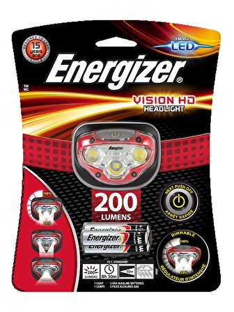 Energizer Vision Hd Headlight 3W Kafa Feneri