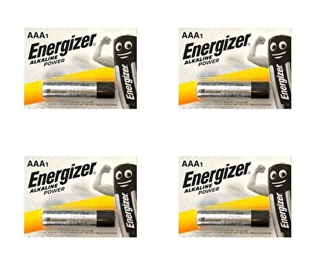 Energizer Alkaline Power AAA İnce Kalem Pil 4 Adet
