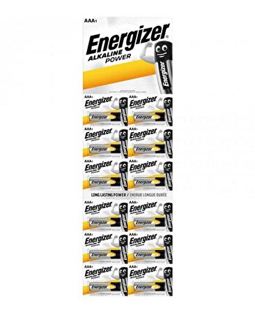 Energizer AAA Alkaline Power 1.5v Kalem Pil 12'li