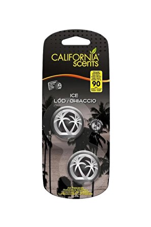 California Scents Mini Diffurser "Ice" Kalorifer Geçme Koku 2'li Set