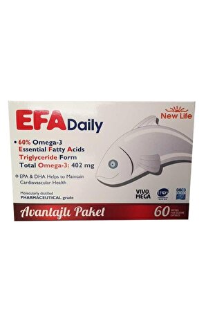 Newlife Efa Daily 60 Kapsül Avantajlı Paket