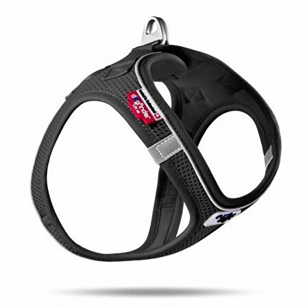 Curli Magnetic Vest Köpek Göğüs Tasması Air-Mesh Siyah 2XS