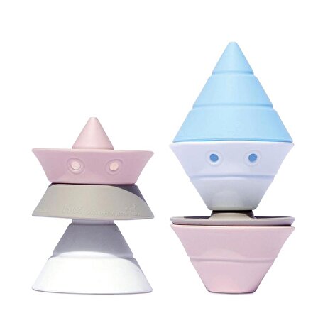 Moluk Hix - Pastel White, Baby Pink, Beige, Ice Blue