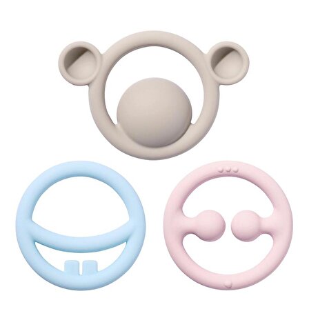 Moluk Nigi Nagi Nogi - Pastel Ice Blue, Baby Pink, Beige