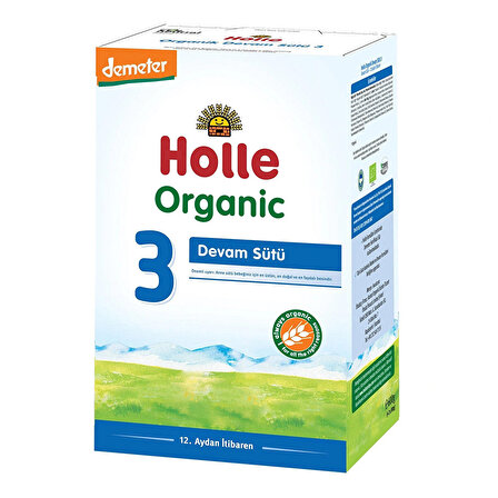 Holle Organik 3 Prebiyotik Devam Sütü 600 gr