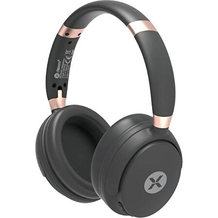 Dexim SC-301 Bluetooth 5.3 Kablosuz Kafaüstü Kulaklık Siyah/Rose Gold DBT004-B