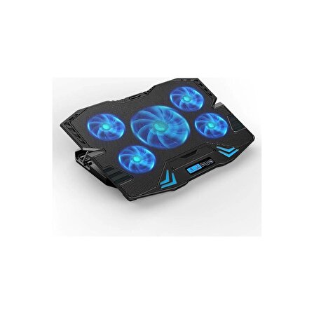 Dexim Gaming Notebook Soğutucu 5 Fanlı Led Göstergeli Ayarlanabilir DNA003