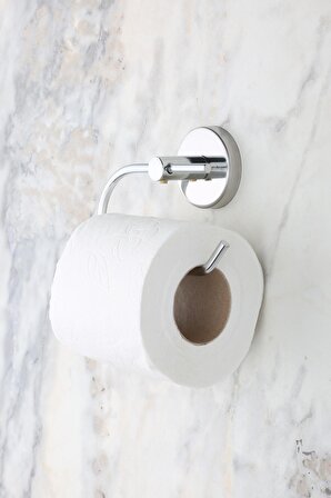 Krom Açık Tuvalet Kağıtlığı Wc Kağıtlık Tuvalet Kağıdı Askısı