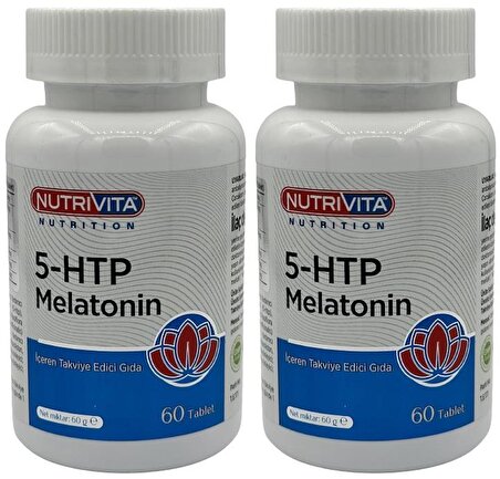 Nutrivita Nutrition 5-HTP Melatonin 2x60 Tablet