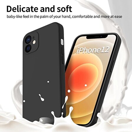 Apple İphone 12 Pro Uyumlu Premium 360 Koruyucu, ultra ince mikrofiber,çizilmeye karşı cep telefonu kılıfı
