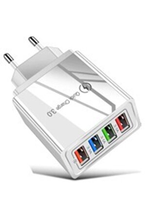 Zuidid 3.0 USB 48 Watt Hızlı Şarj Aleti Beyaz