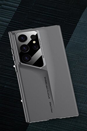 Galaxy S24 Ultra Uyumlu Fuchsia İnce Kameralı Korumalı Kauçuk Arka Kapak 
