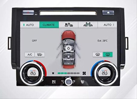 Lr range rover sport lcd dokunmatik klima kontrol ünitesi paneli 2013+