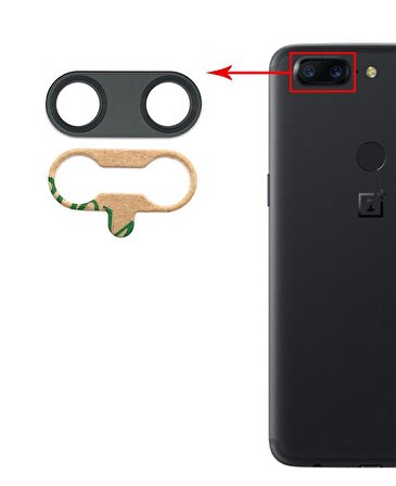 OnePlus 5T Kamera Lensi Camı A5010