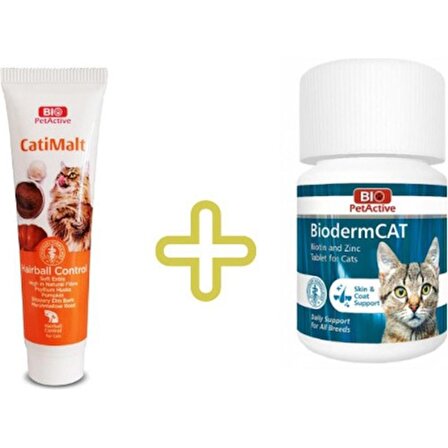 Bio Petactive Biopetactive Set(Bioderm Cat+Cati Malt Paste)