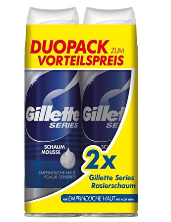 Gillette Duo Pack Foam Sensitive 200 ml 2'li