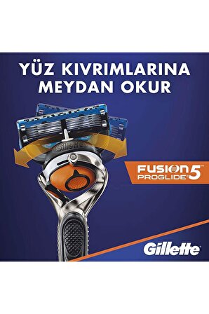 Gillette Fusion ProGlide Power 8'li 5 Bıçaklı Tüm Cilt Tipleri İçin Bıçak Yedeği