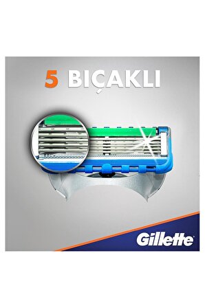 Gillette Fusion ProGlide Power 8'li 5 Bıçaklı Tüm Cilt Tipleri İçin Bıçak Yedeği