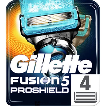 Gillette Fusion Proshield Chill 4'lü 5 Bıçaklı Tüm Cilt Tipleri İçin Bıçak Yedeği