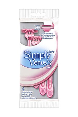 Gillette Venüs Basic Simply 4'lü Poşet