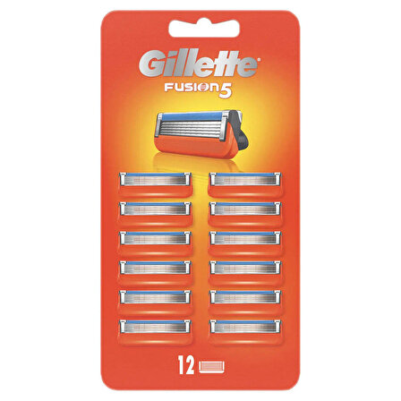 Gillette Fusion5 Yedek Erkek Tıraş Bıçağı 12'li