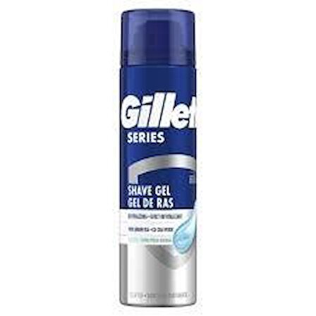 Gillette Traş Jeli Serries Serinletici Tem. 200 ml. (4'lü)