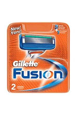 Gillette Fusion 2'li 5 Bıçaklı Tüm Cilt Tipleri İçin Bıçak Yedeği