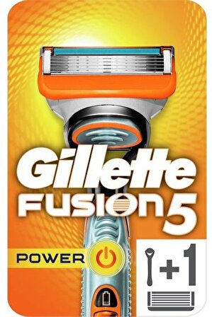 Gillette Fusion Power 5 Bıçaklı Tüm Cilt Tipleri İçin Manuel Tıraş Makinesi ve Yedeği