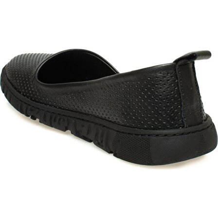 Mammamia D24ya-400lx Kadın Deri Günlük Comfort Ayakkabı Siyah