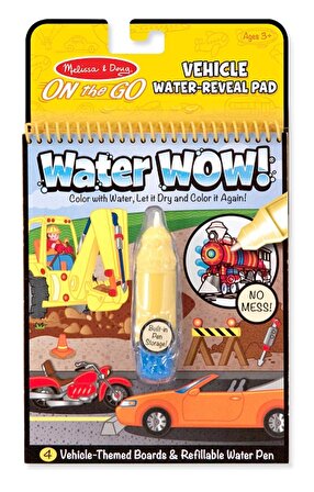 Melissa and Doug Water Wow! Su ile Boyama Kitabı - Araçlar