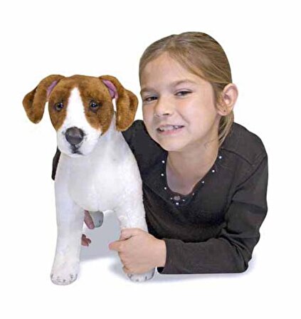 Melissa and Doug Dev Peluş Köpek - Jack Russel Terrier