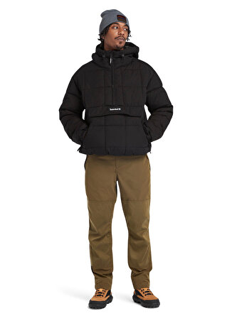 Timberland Siyah Erkek Kapüşonlu Mont TB0A6JUD0011_Pullover Puffer Jacket