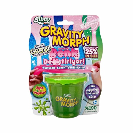 Slimy Gravity Morph Renk Değiştiren Slime 160 gr. - Yeşil