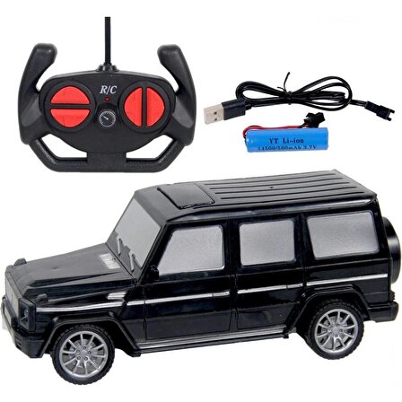 1:20 Lightning Car Uzaktan Kumandalı Şarjlı Jeep - Siyah