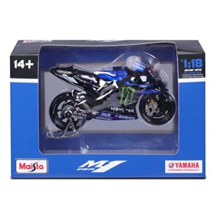 Yamaha Monster M1 Energy 1/18 Model Motosiklet