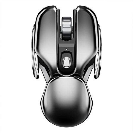 Coofbe Alüminyum 2.4G Şarj Edilebilir 4DPI 2.4G Kablosuz Mouse Windows İos Mac Uyumlu Mouse 2402-2480mhz