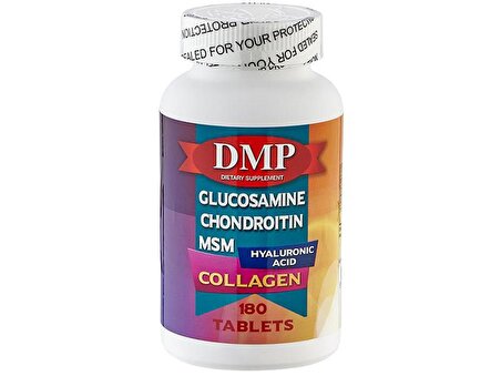 Dmp Glukozamin Kondroitin Msm 180 Tablet Hyaluronik Asit Kolajen Tip 2 