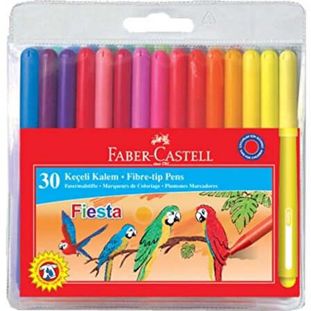 Faber-Castell Fiesta Keçeli Kalem 30 Renk