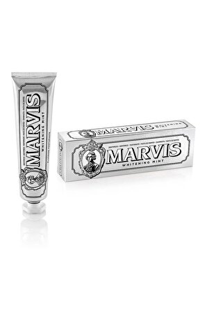 Marvis Whitening Mint Nane Aromalı Beyazlatma Doğal Diş Macunu 85 ml 