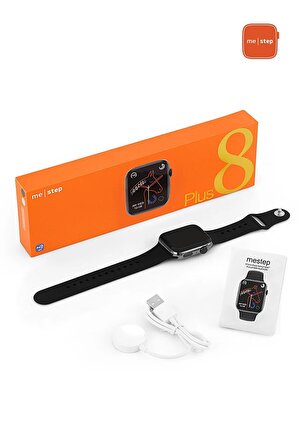 Mestep Me Step Watch 8 Plus Smart Watch Tam Ekran Akıllı Saat Nfc&oyun&ateş Ölçer&su Tahliyesi