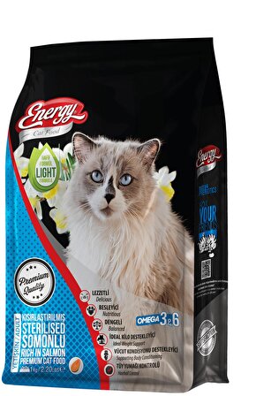 Pet Food Energy CAT FOOD ENERGY® Somonlu Kısırlaştırılmış Kedi Maması-1 Kilogram