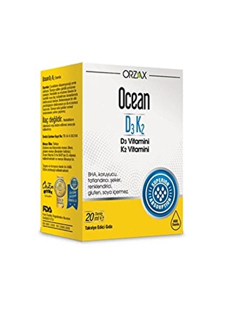 Ocean D3K2 20 ml Damla (DCN101)