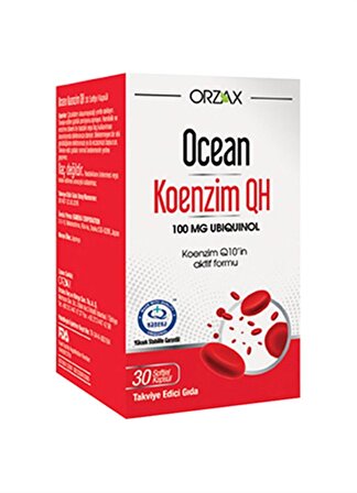 Ocean Koenzim QH 100 mg 30 Kapsül (DCN101)